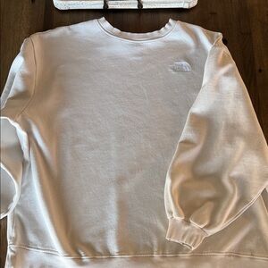 The North Face Women’s Crewneck Sweatshirt XXL - Cream/Off-White